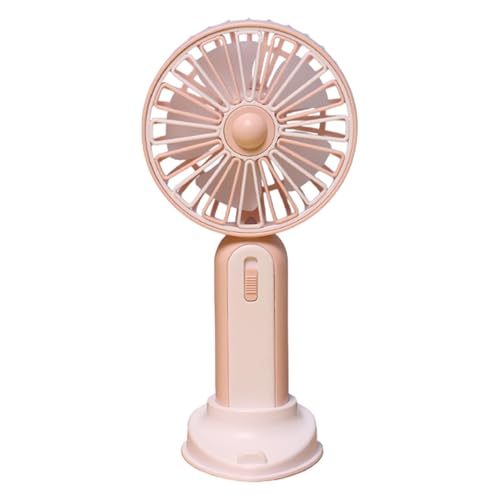 Generico Handhell USB Fan - Ventilador de escritorio silencioso | de escritorio portátil personal ligero para casa, dormitorio, interior, exterior, verano, viajes, camping y trabajo
