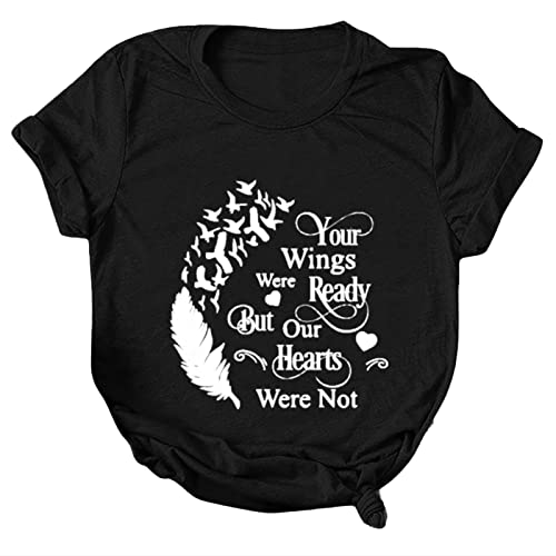 Briskorry 2022 T-shirt d'été avec inscription humoristique pour femme – Girl's Trip Cheaper Than thepapy, T1 noir, S