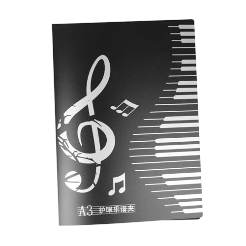 Kisangel Choir Marching Band Sheet Music Storage Plastic Holder for Choir and Band 20 Pages