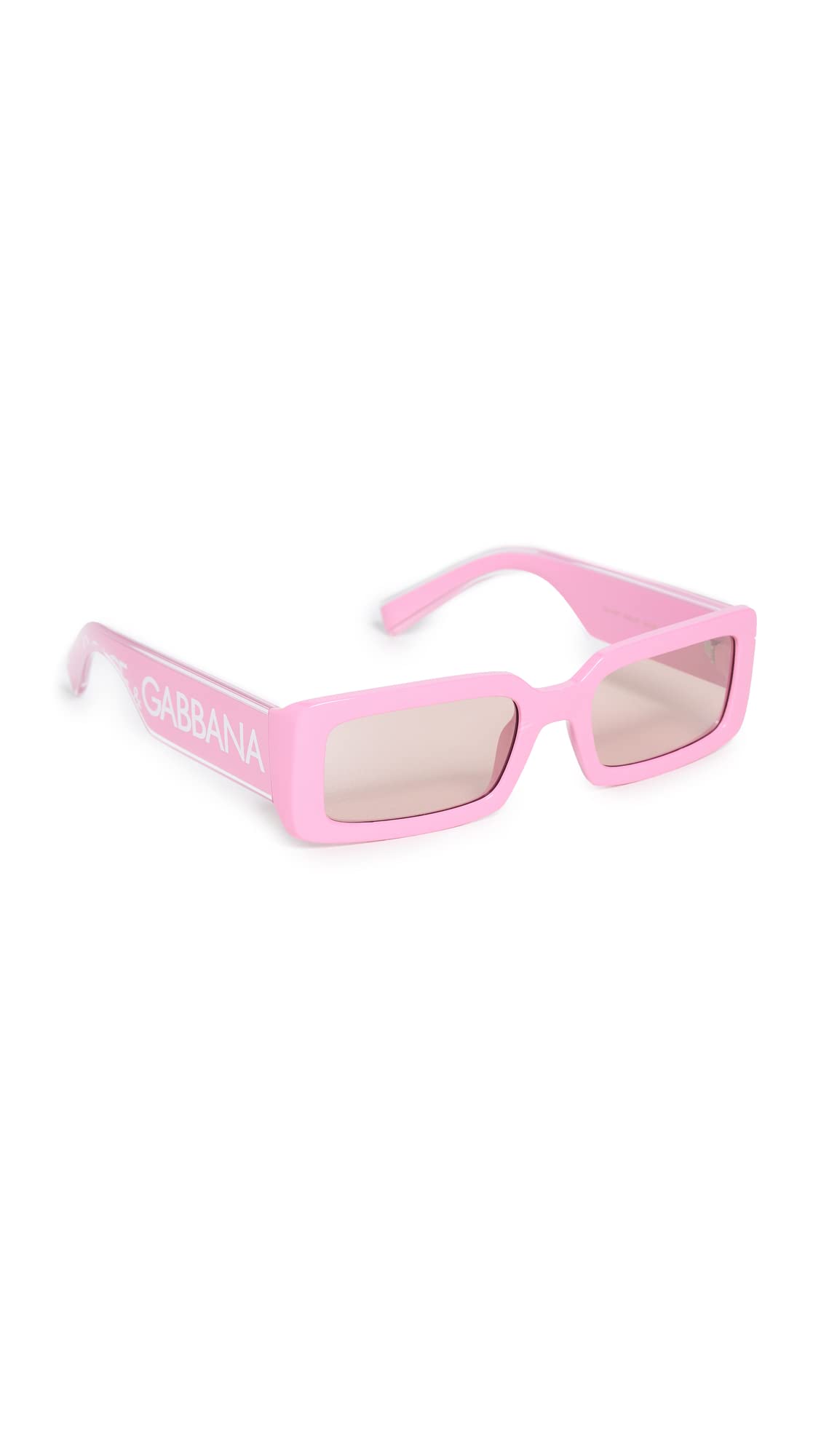 Dolce & Gabbana Pink Woman Dg6187 3262/5 Sunglasses Injected Squared Normal