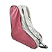 Large Capacity Waterproof Nylon Skate Bag with Adjustable Shoulder Strap for Roller Skates and Protective Gear, Blue（Pink）