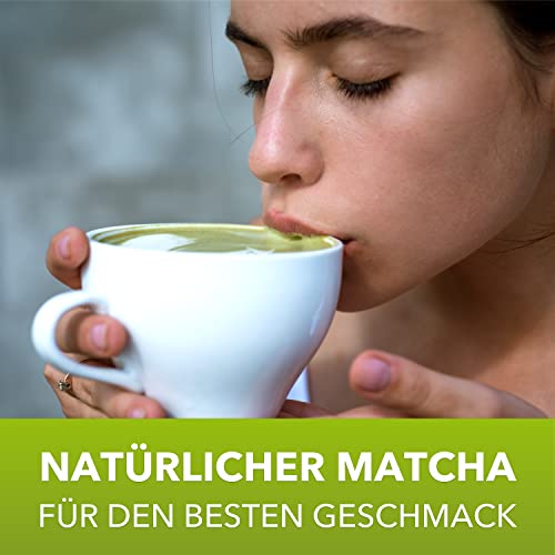 MatchaMagic Bio Matcha Tee Caps - 10 Stück Grüner Matcha Teekapseln - Japanisches Matcha Pulver für Kapselmaschinen (1 x 10 Kapseln)