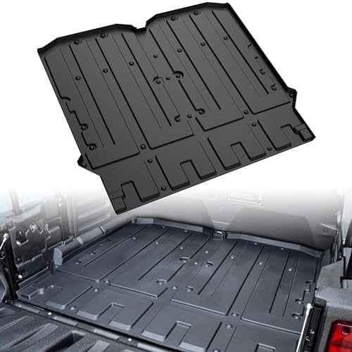 SAUTVS TPE Bed Mat Liners for Honda Pioneer 700-4 2014-2025, UTV ...