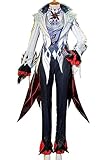 Game Arlecchino Cosplay Knave Costume for Men Women Adult Anime Outfit Halloween Party (Male XXL)