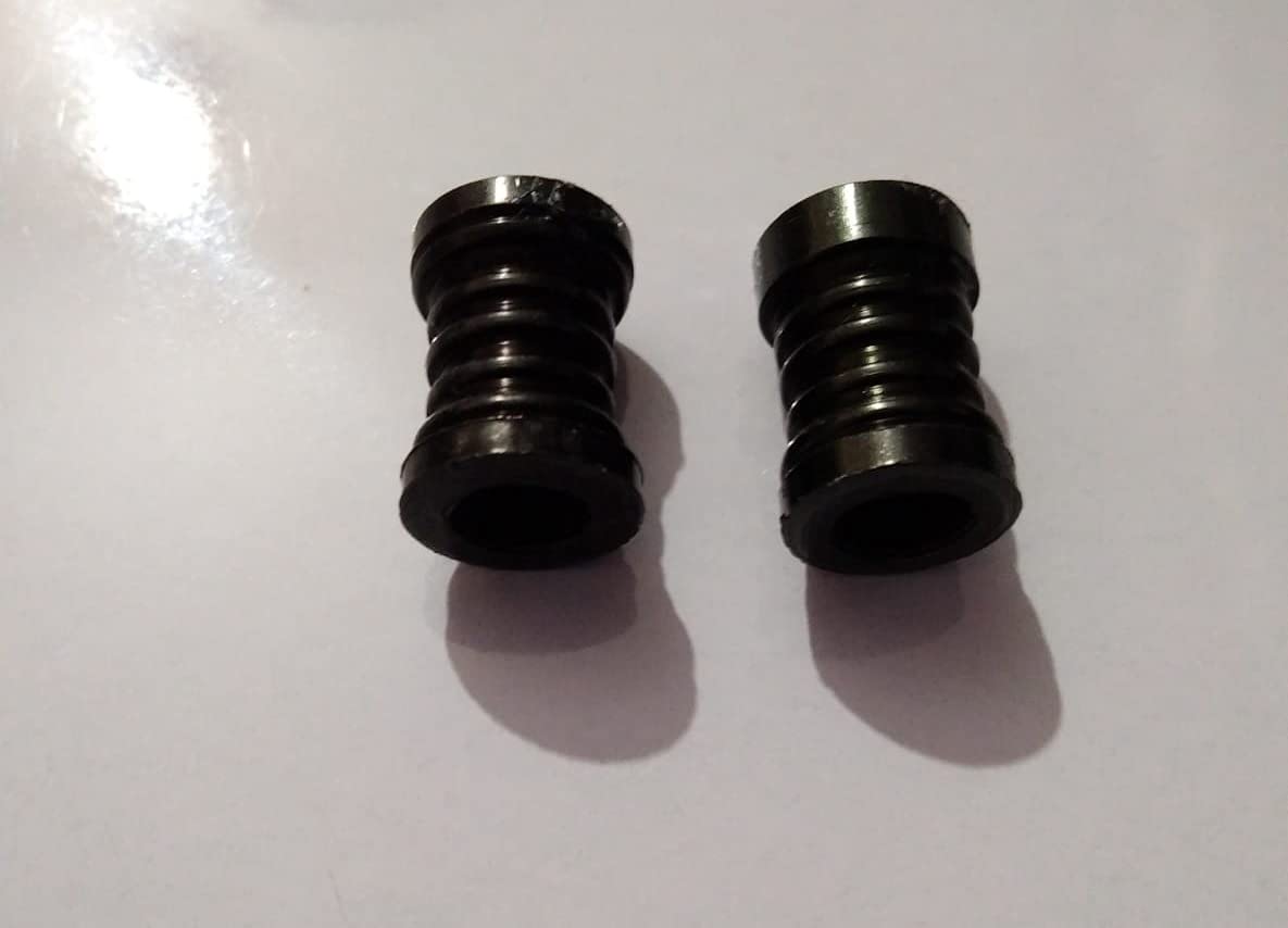 Autofetch Bike Tyre Valve Cap Air Cap Car Tyre Valve Stem Cap Air Covers (Set of 2) Black for Royal Enfield Standard 350 Twin Spark