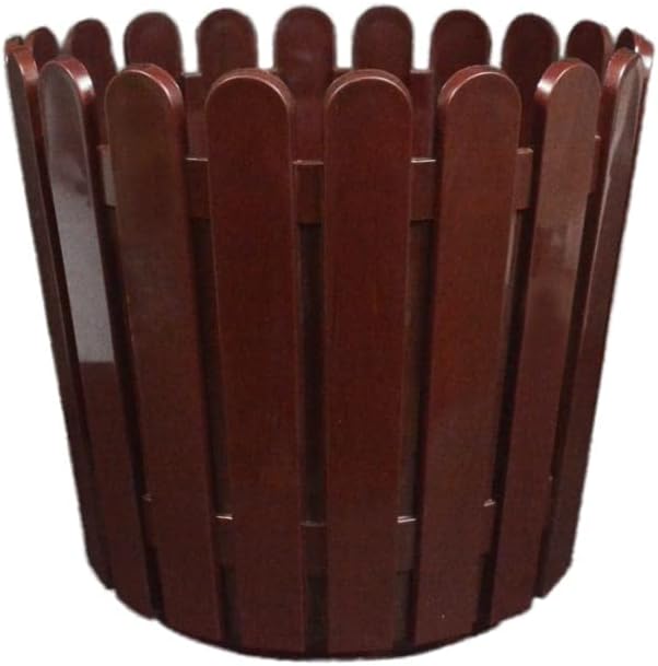 Khoji Plastic Flower Planter, Multicolour, 11" x 10", 4 Pieces