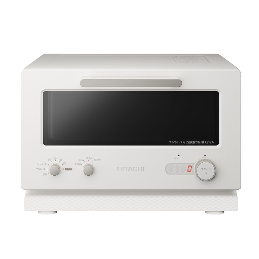HITACHI MRT-F100 トースターレンジ 15L Amazon | 日立 2in1トースターレンジ 15L MRT-F100 C アイボリー パン