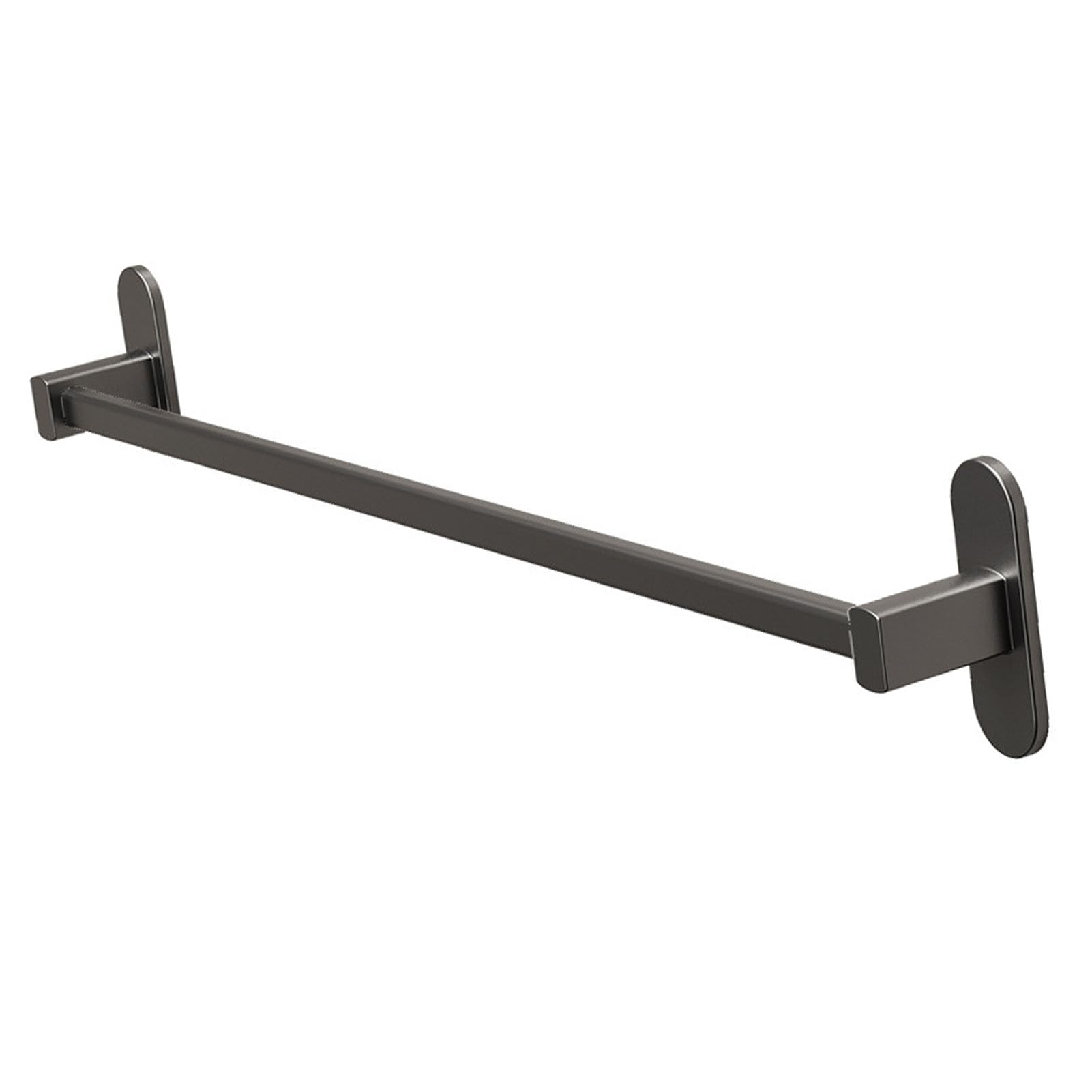 Cryfokt Uchwyt na Pantofle Montowany na ścianie Stylowy, Aluminiowy Organizer na Buty łazienkowe do Małych łazienek Szary (L)