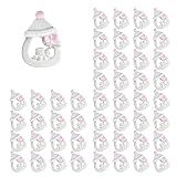 Dorunova Gessetti per Bomboniere Nascita e Battesimo - Gessetti Profumati Decorativi Fai da Te per Sacchetti, Decorazioni Nascita Bimbo e Bimba 48 Pieces (Stile 12)