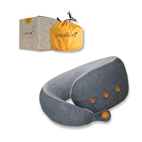 comfiGo Travel Neck Pillow Soft & Comfortable Memory Foam | Trave...