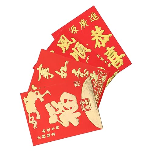 Enveloppe en papier rouge pour ranger vos documents avec agrafeuse - 6