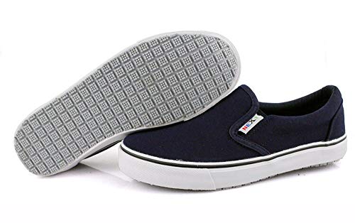 Laforst Next Gen Footwear Women's Sandy 3319 Slip Resistant Sneaker, Navy, 11