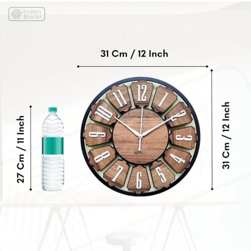 Image of Wall Clock (Wood Walnut)