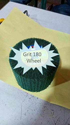 Set of 6 Pieces Non-woven Abrasive Flap Wheel P180 fits hardin metabo Roxx Tools Fein bluerock burni