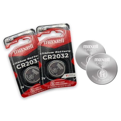Image of Maxell CR2032, Main Battery Master Lithium Coin Cell Battery 3 V Blister Pack of 2 by Maxell