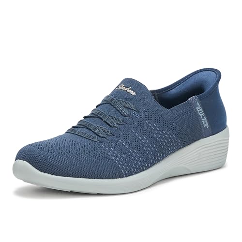Skechers Women's Hands Free Slip-Ins Arya - Swiftly, Navy, 5