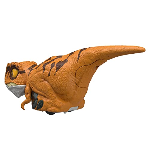 Jurassic World Dominion Uncaged Rowdy Roars Atrociraptor 'Tiger' Dinosaur Action Figure, Toy Gift With Interactive Motion And Sound Touch Response #TOP5