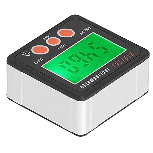 Buscador de ángulos digital con base magnética y LCD miniatura 5