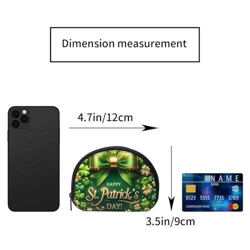 Portable Coin Purse St.Patrick'S Day-Celebration Mini Zippered Money Pouch Card Holder2