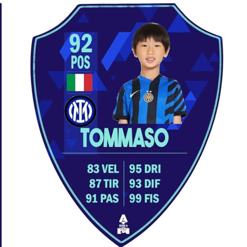 Lo scudetto misura 25 x 20 x 1 cm h e può essere facilmente appeso al muro con un chiodo o appoggiato su qualunque supporto!