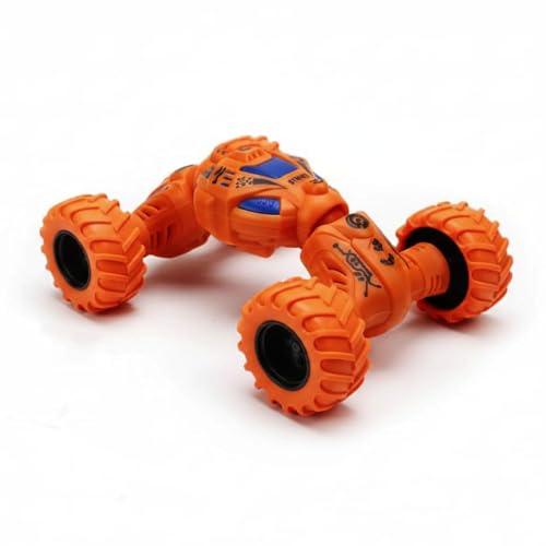 Image of Monster Telescopic Car Toy, Pull Back Friction Powered, All-Surface Kids Car, Orange