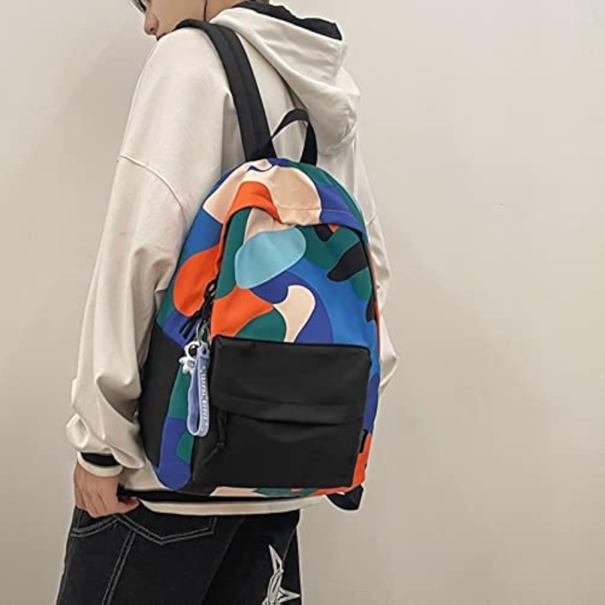 Women's Lightweight Multi-pocket Waterproof Backpack, Urban Travel