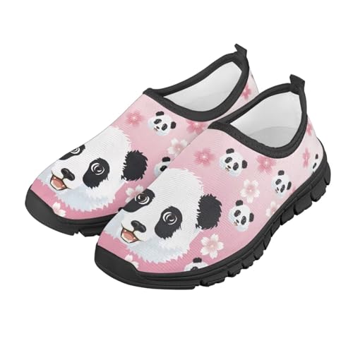 School Shoes for Girls Cute Animal Print Breathable Mesh Running Sneakers Lightweight Slip on Tennis Shoe2