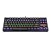 Redragon Mechanical Keyboard with Screen & Knob, Tri-Modes Gaming Keyboard BT/2.4G/USB-C, Macro Programmable Mechanical Gaming Keyboard, RGB Backlit, Pre-Lubed Leopard L Switch, Purple