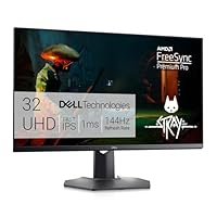 Dell G3223Q 32' 4K UHD (3840x2160) Monitor Gaming, 144Hz, Fast IPS, 1ms, AMD FreeSync Premium Pro,...