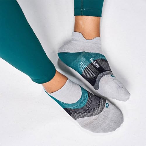 Image of Feetures Elite Light Cushion Mini Crew Sock - Sport Sock with Targeted Compression