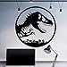 Calcomanía de dinosaurio para pared Jurassic Park World, pegatina para ventana de pared, vinilo, decoración del hogar, calcomanía para habitación de niños, Mural, adhesivo para pared A9 57x57cm