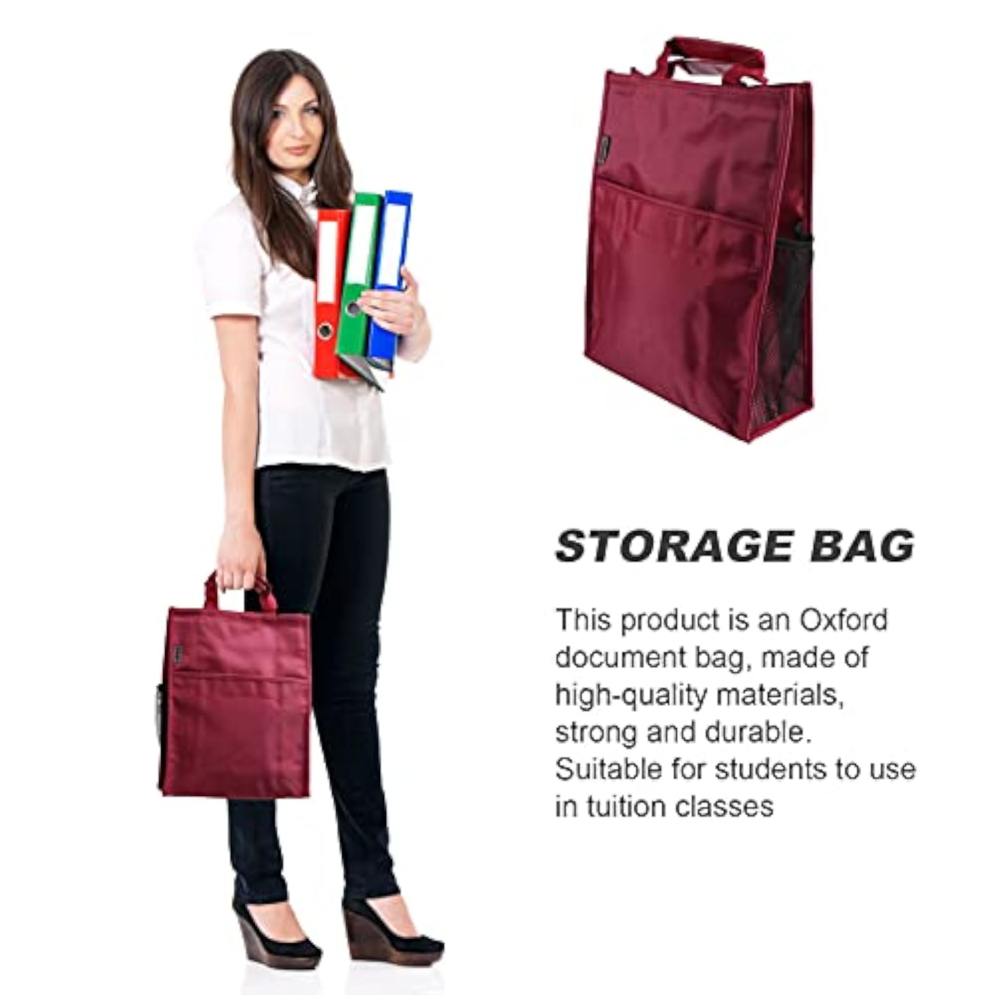 A4 Waterproof Oxford Bag with Handle for Documents
