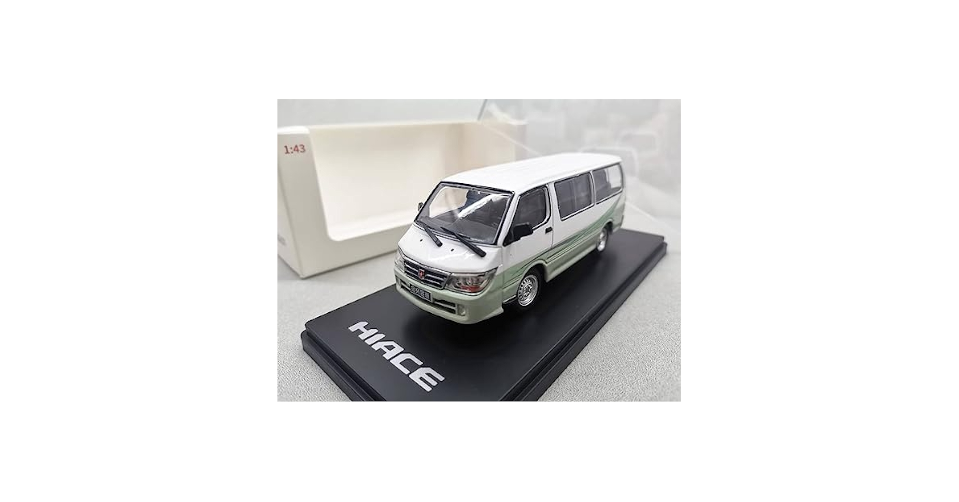 405-018 MC SUNYORK 1/43 ハイエース グレー×ホワイト Amazon | Sunyork Model 1/43 ミニカー ハイエース HIACE