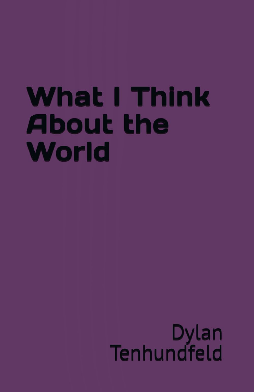 What I Think About the World