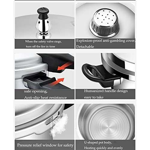 MidiLi-Pressure-Cooker-Aluminum-Alloy-Thickened-Explosion-Proof-Pressure-Safety-Commercial-Cooker-Household-Gas-Induction-Cooker-Universal