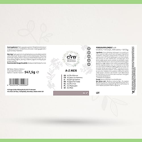 Mineralstoff Complete Your Body Männer Multivitamin Tabletten