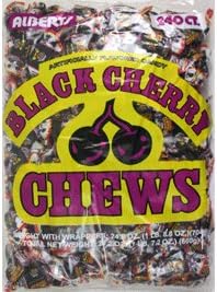 Albert's Chews Black Cherry 240 Piece Bag