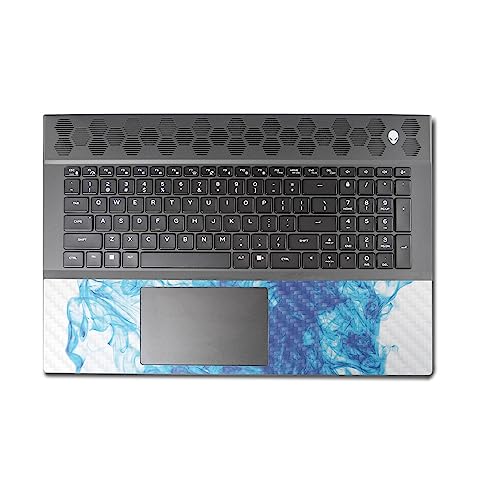 Image of MightySkins Carbon Fiber Skin Compatible With Alienware M18 R1 (2023) Full Wrap Kit - Vibrant Smoke | Protective, Durable Textured Carbon Fiber Finish | Easy To Apply & Change Styles | Made in the USA