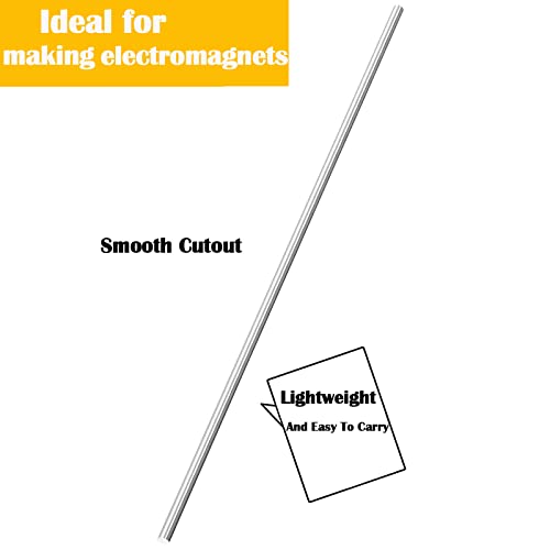 soft iron rod high pure iron rod ideal core for making electromagnets 01934 diameter 7934 long