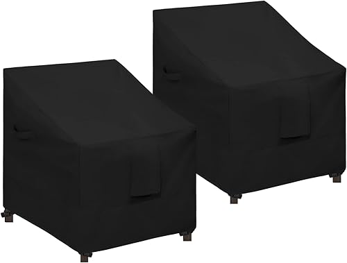 Easy-Going Funda impermeable para silla de patio, resistente a los rayos UV, para exteriores, resistente a la intemperie, con costuras selladas con
