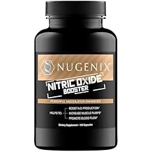 Nugenix Nitric Oxide Booster Supplement - Nitric Oxide Flow, L-Arginine, L-Citrulline, Pine Bark Extract - Vasodilator - 100 Capsules