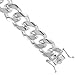 Very Thick Heavy Sterling Silver 15mm Miami Cuban Link Chain Bracelet Box Clasp for Men Nickel Free Italy 8 inch