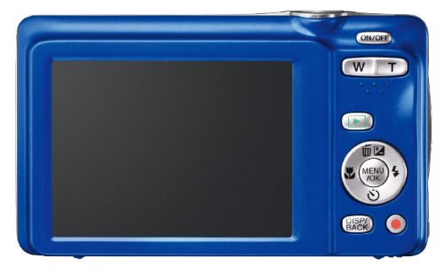 Image of Fujifilm FinePix JX500 14MP Point-and-Shoot Digital Camera (Blue) with SD Card, Carry Case