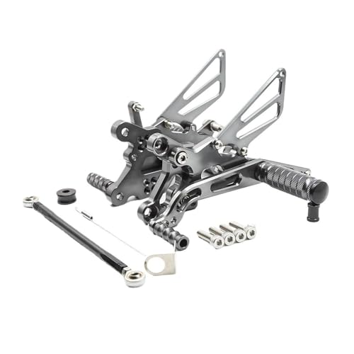Repose-Pieds Arrière Réglables YZF R6 Accessoire Moto Aluminium CNC pour Modèles 2006 à 2023