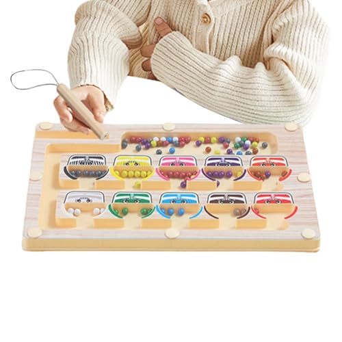 Tablero magnético de colores y números que entrena la concentración infantil