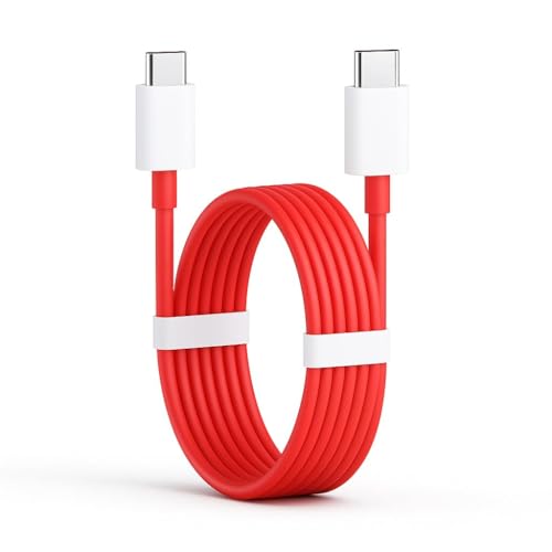 Image of Original Fast Charging Type C to Type C Cable Compatible For OnePlus 11 /11R /10 /10pro /10r /8T /9 /9pro /9r /Nord 3 /Nordce3 /Nord 2