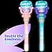 ArtCreativity Light Up Princess Wands for Kids (Set of 2) - Pink and Blue Fairy Wands with Spinning LEDs, Batteries Included - Light Up Wand for Girls and Boys, Perfect Pretend Play Toys