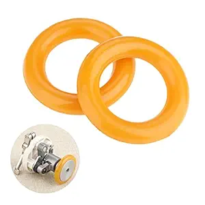 Bobbin Winder Rubber High Speed for Sewing Machine, Yellow -Set of 2