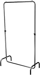 Arara Cabideiro De Chão Desmontável - Loja ou Closet 80cm (Preto)