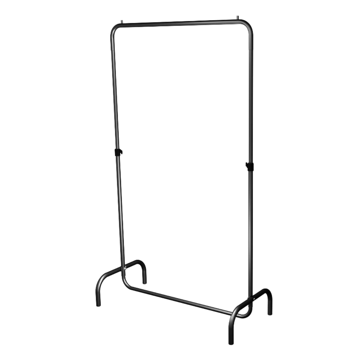 Arara Cabideiro De Chão Desmontável - Loja ou Closet 80cm (Preto)